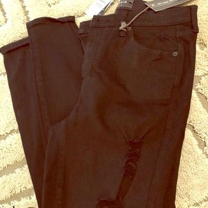 Torrid black distressed jeans